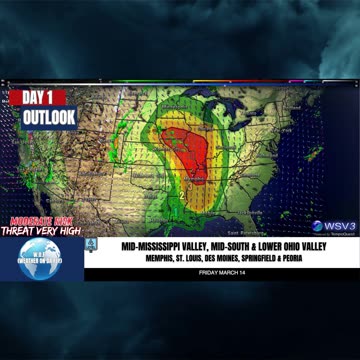🌩️ Severe Outbreak Today: Strong Tornadoes Likely! 3/14/25 #shorts #shortsvideo