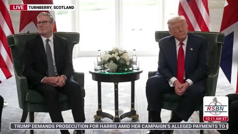 FULL: POTUS Holds Bilateral Meeting with UK PM Keir Starmer
