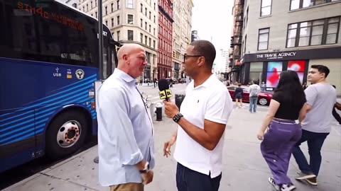 Don Lemon was in New York City today talking to residents this one lol