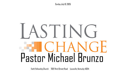 Lasting Change