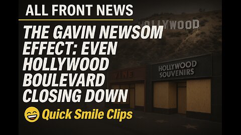 Democrats destroy everything they control. Gavin Newsom Destroys Hollywood