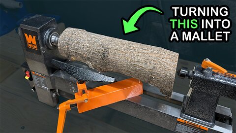 Turning a Branch into a Chisel Mallet