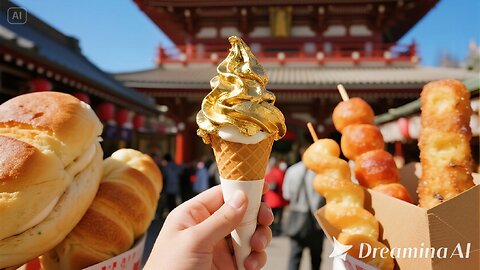 JAPAN Street Food $100 CHALLENGE in Asakusa, Tokyo! The best Japanese Street Food in Tokyo!