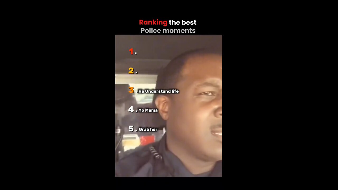 Ranking the best police moments.
