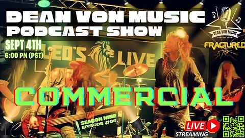 COMMERCIAL S9|E96 'FRACTURED' LIVE MUSIC INTERVIEW FROM LAS VEGAS! THIS THURSDAY NIGHT!