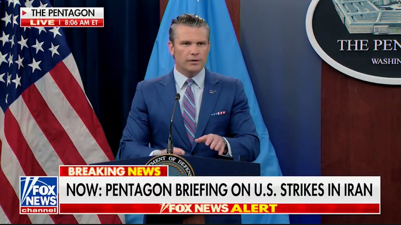 Hegseth Praises Trump Over Attack On Iran