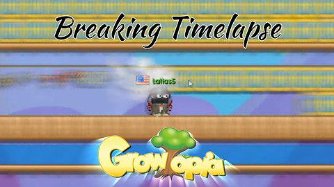 Growtopia: Yet another breaking blocks timelapse