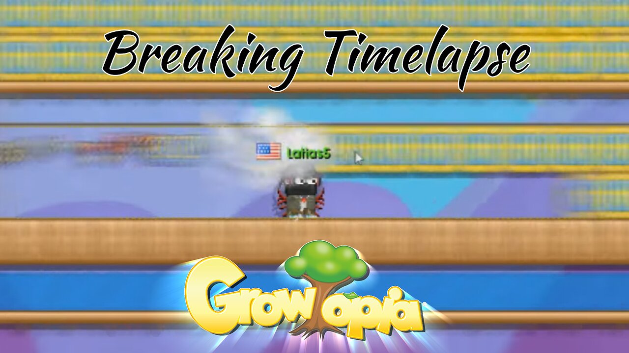 Growtopia: Yet another breaking blocks timelapse
