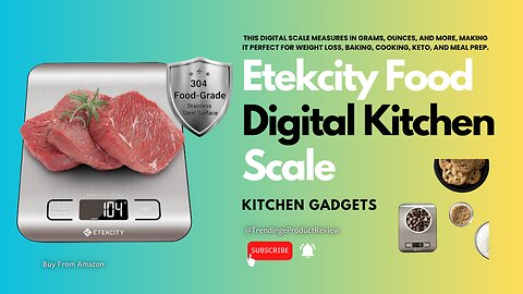 Etekcity Food Digital Kitchen Scale Gadget