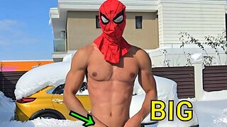 Spidey reveals his "Snow Carrot"