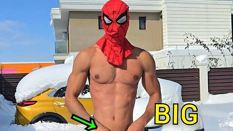 Spidey reveals his "Snow Carrot"
