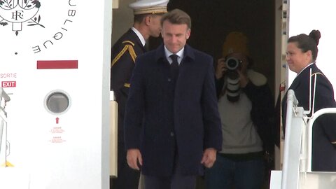 France's Macron arrives in Canada for G7 Summit