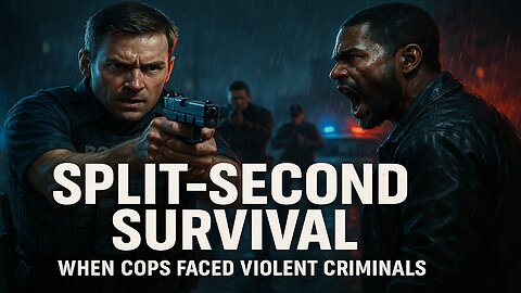🚨 Split-Second Survival: When Cops Faced Violent Criminals