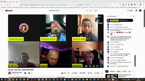 I was on Lubna's live stream