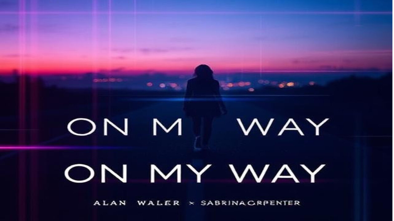 On My Way – Alan walker and Sabrina carpenter || yrical 2025 ||By GlobalBeats |