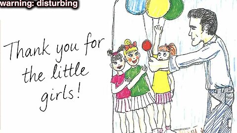 the most disturbing drawings in Epstein's birthday book