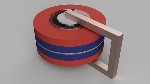 Hall-effect Disc Coil DC Motor (Model)