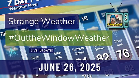 26June25 : Interesting Weather | #OuttheWindowWeather Special Report