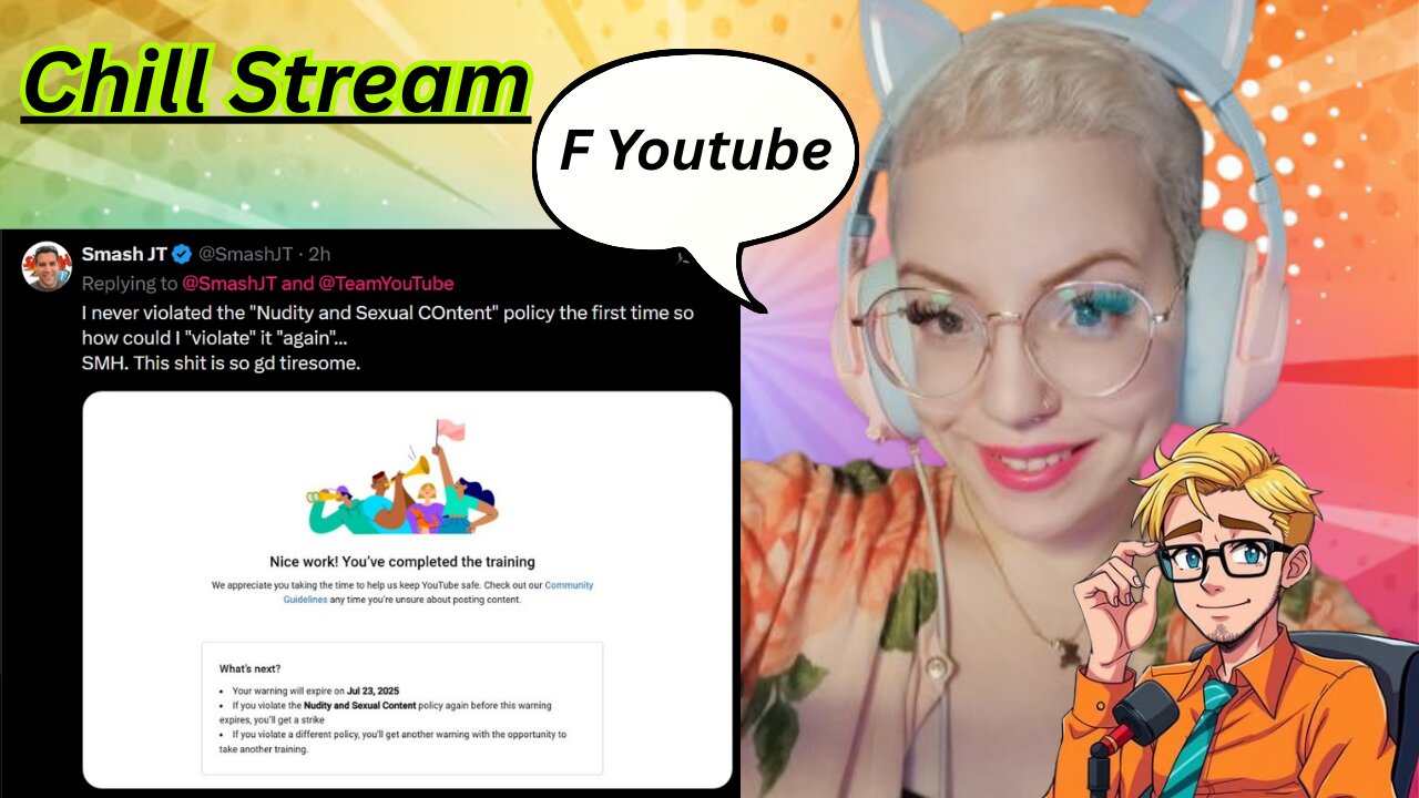 SmashJT get's a violation strike on youtube!