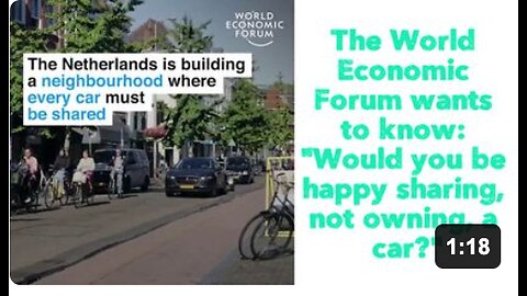 The World Economic Forum wants to know: "Would you be happy sharing, not owning, a car?"