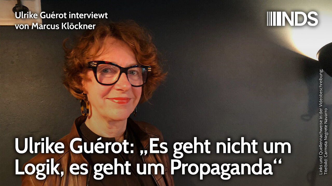 Ulrike Guérot: „Es geht nicht um Logik, es geht um Propaganda“ | Marcus Klöckner | NDS-Podcast