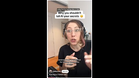 Giving artificial intelligence AI your personal information trains the AI and can give it to others