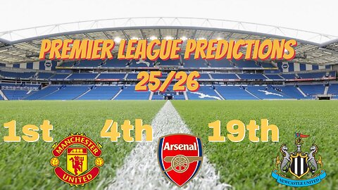 My Premier League Predictions 25/26