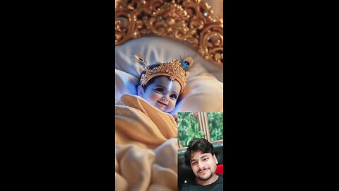 "Nanha Kanha Ki Leela – Dekhkar Dil Pighal Jaaye 😍 | Baby Krishna Video"