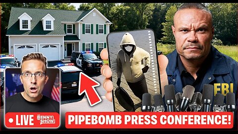 FBI January 6th Pipe Bomber ARREST LIVE Right Now | Press Conference, Unmasking Left-Wing Identity