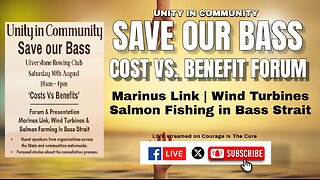 LIVE | UNITY IN COMMUNITY | SAVE OUR BASS: Cost vs. Benefit Forum | 30 August 2025