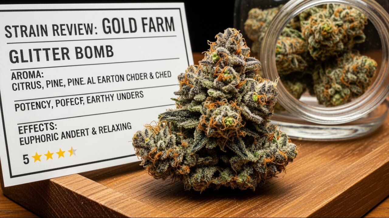 California Gold Farm Glitter B o m b