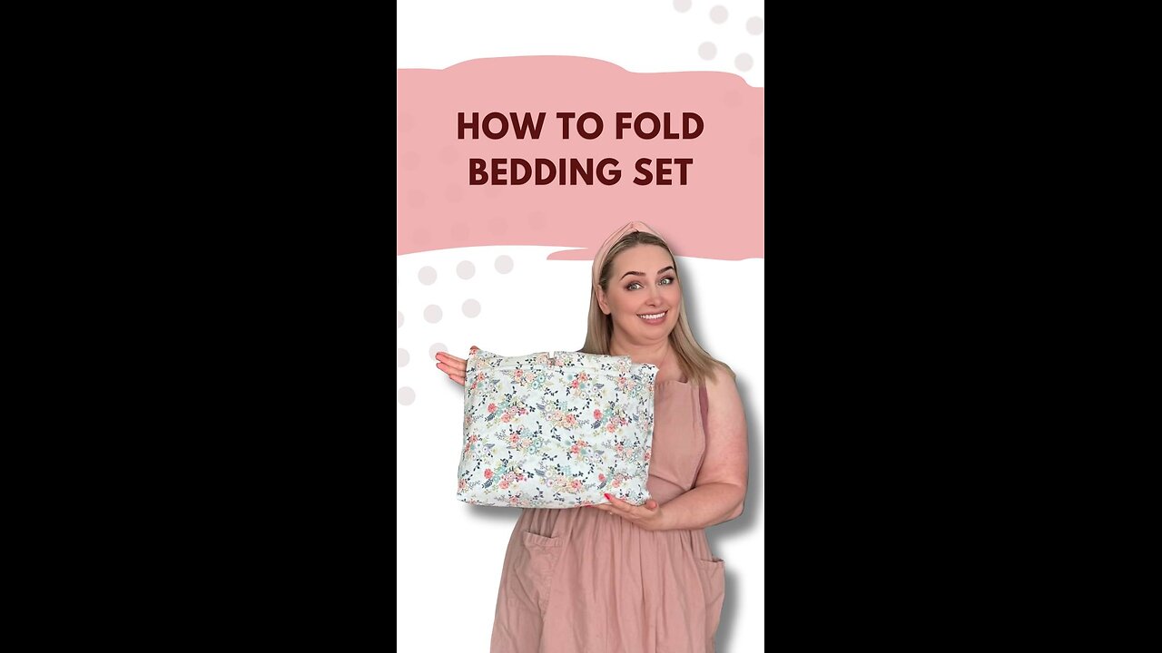How to Fold an Entire Bedding Set into One Bundle | Fitted Sheet Hack