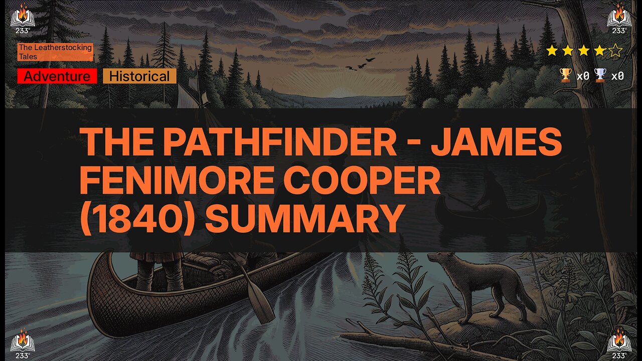 The Pathfinder - James Fenimore Cooper (1840) Summary (The Leatherstocking Tales - 3)