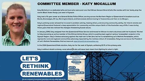 'Lets Rethink Renewables' President Katy McCallum joins Mark to discuss the ongoing battle.