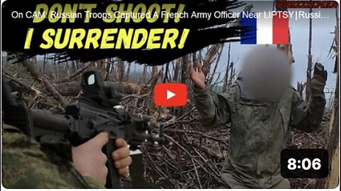 "Russian Troops Capture French Army Officer Near Liptsy, Seize Paraskovivka on Camera"