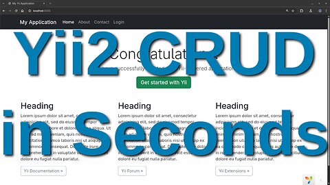 PHP Web Framework Yii2