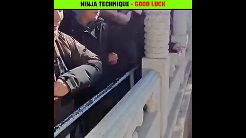 Ninja Technique - Good Luck|Unbelievable Facts|Interesting Facts|#shorts #youtubeshorts #goodluck
