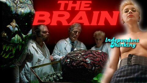 80s Science Fiction HORROR Movie The BRAIN (1988) starring Re-Animator Actor David Gale