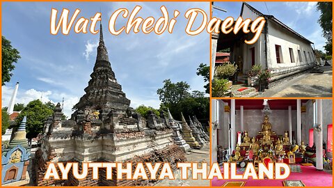 Wat Chedi Daeng วัดเจดีย์แดง (J-D Daeng) - Historic Temple - Ayutthaya Thailand 2025
