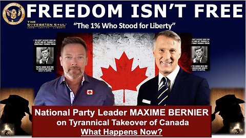 Brad Wozny BIG Intel May 3: "Maxime Bernier on the 1% Standing for Canada's Liberty"