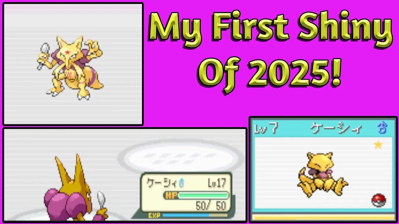 My First Shiny Of 2025! Gamecorner Abra After 12,785 Encounters!
