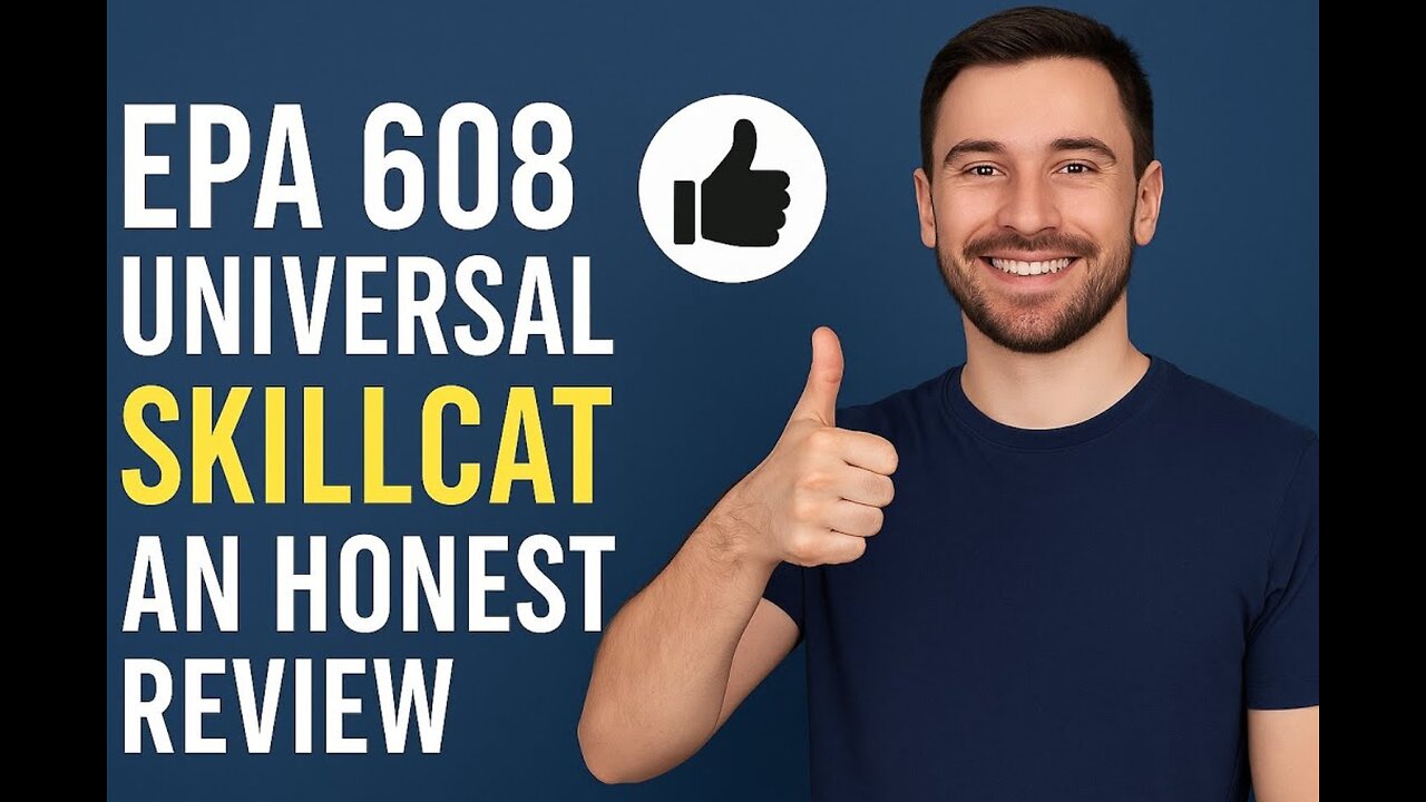 How to Pass the EPA 608 Universal Exam (Fast Study Guide!)