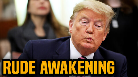Did Trump just realize that he’s finally GOING DOWN?