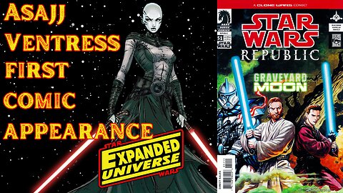 Asajj Ventress | Star Wars Republic 51 - FIRST Comic Book Appearance Expanded Universe (EU)