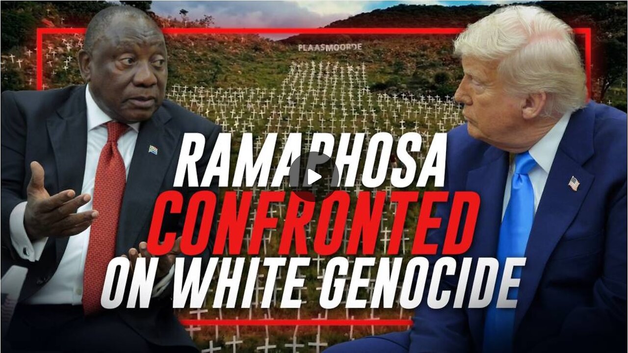 HISTORY IS HAPPENING NOW: Trump Goes Head-On Against Anti-White South African President
