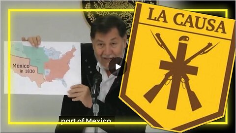 EXCLUSIVE: President Of Mexican Senate Shows Aztlán Map & OPENLY Promotes Annexing Southwest