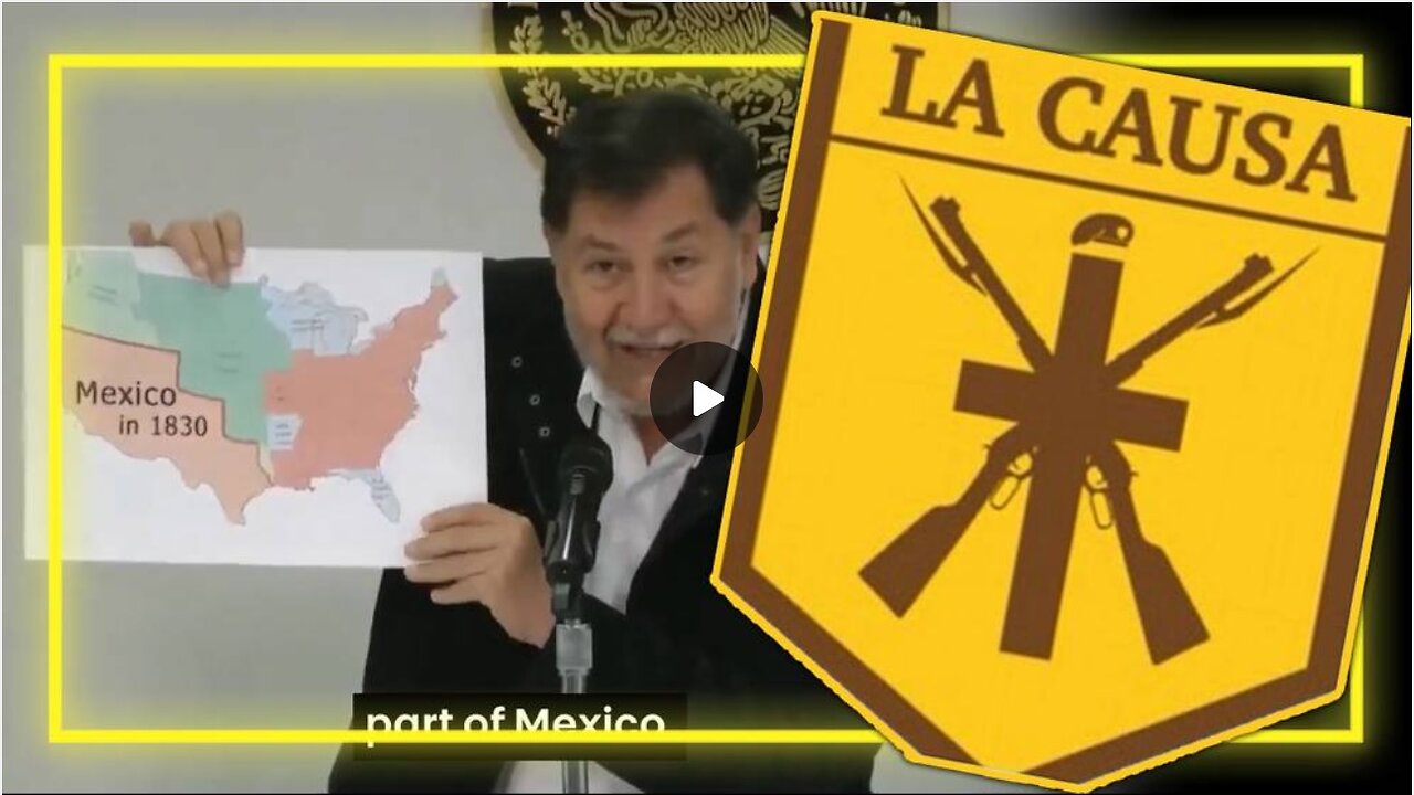 EXCLUSIVE: President Of Mexican Senate Shows Aztlán Map & OPENLY Promotes Annexing Southwest