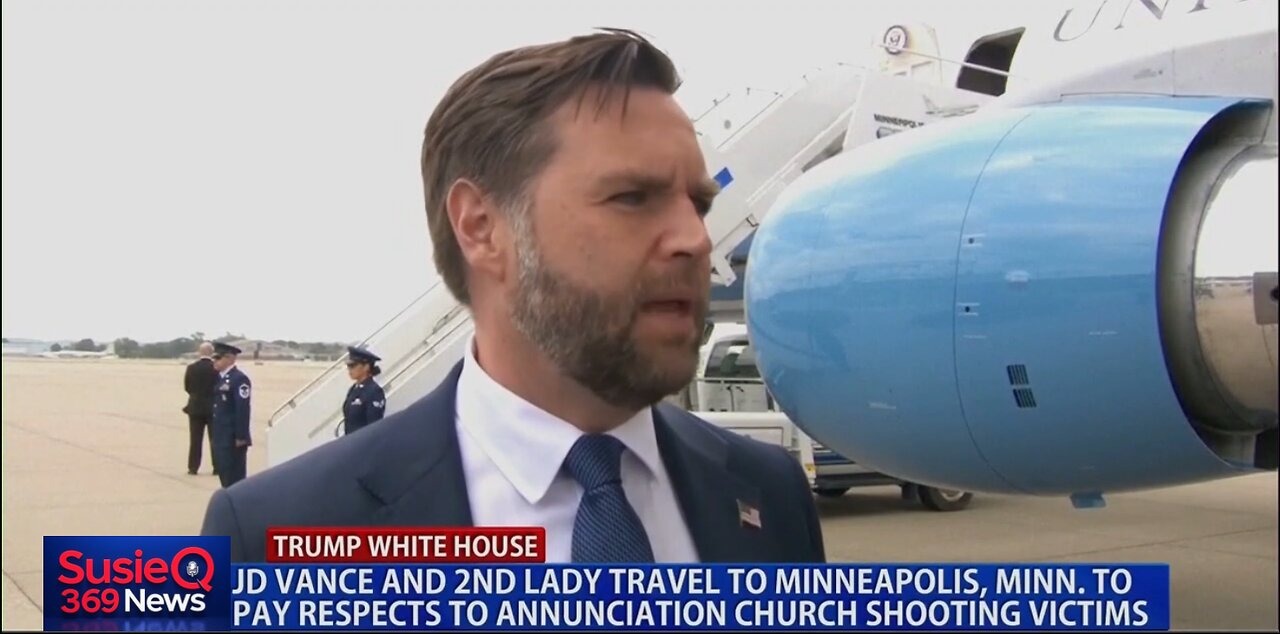 JD VANCE TRAVELS TO MINN TO PAY RESPECTS TO VICTIMS