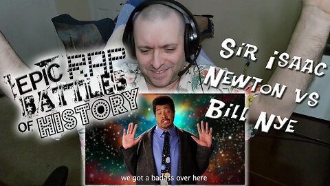 Epic Rap Battles Of History | Sir Isaac Newton vs Bill Nye | First Time Reacting