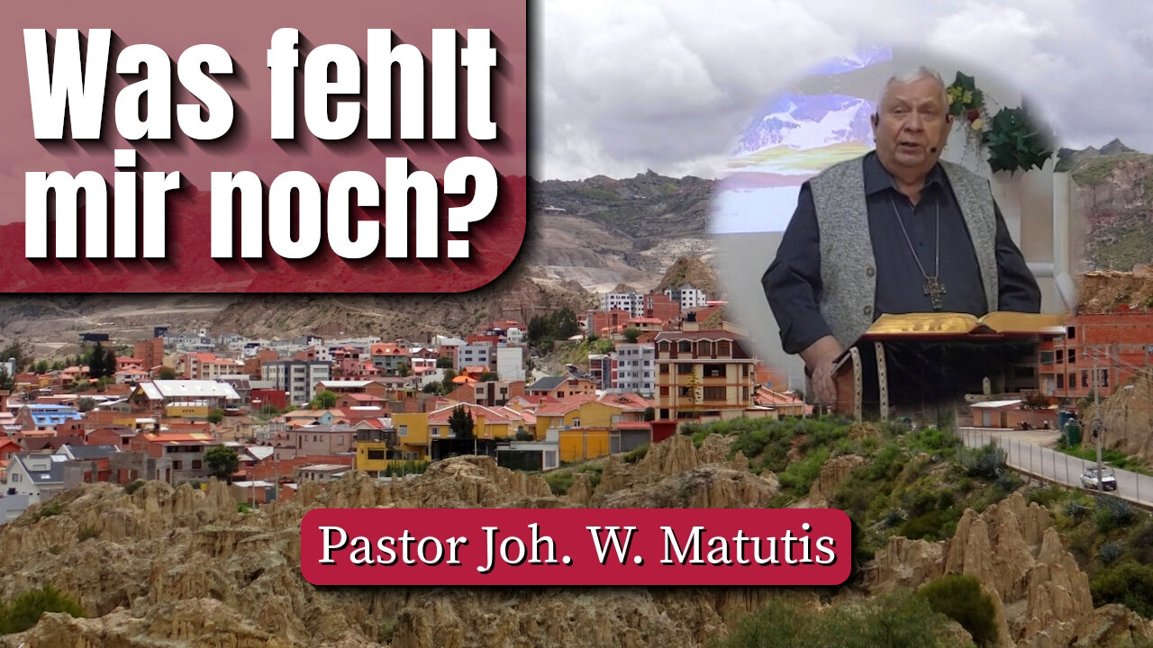 Was fehlt mir noch?